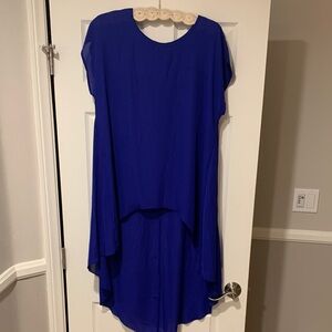 Elegant royal blue women’s cover up